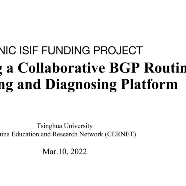 The Joint Online Session with APAN Routing Working(GNA-G Routing Working Group ) at APAN53